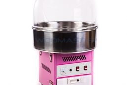 Candy floss machine with cover